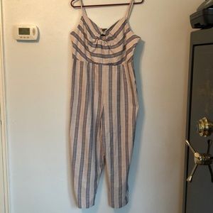 Striped romper